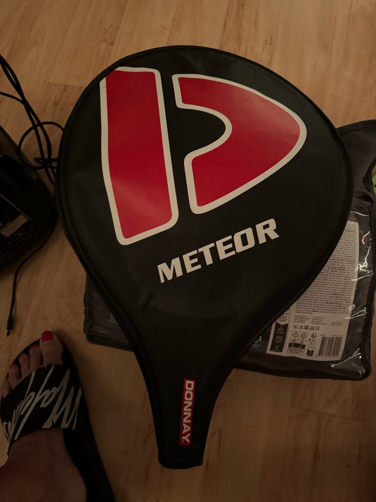 Donnay Meteor Tennisracket met hoes, Ophalen of Verzenden, Zo goed als nieuw, Racket, Overige merken