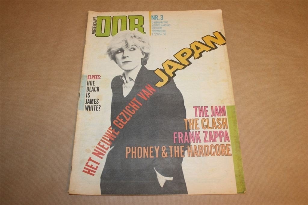 Oor Muziekkrant - 1980 - Japan, The Jam, Frank Zappa, Boeken, Ophalen of Verzenden, Zo goed als nieuw, Muziek, Film of Tv