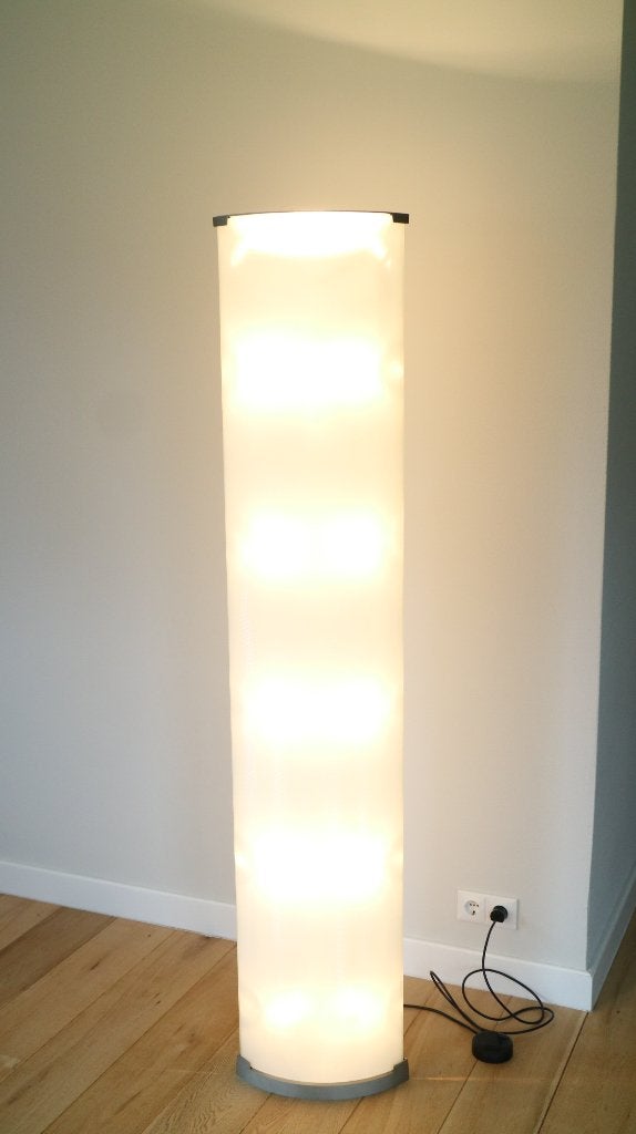 Fontana Arte Pirellone vloerlamp., Ophalen, Design lamp, Zo goed als nieuw, Glas