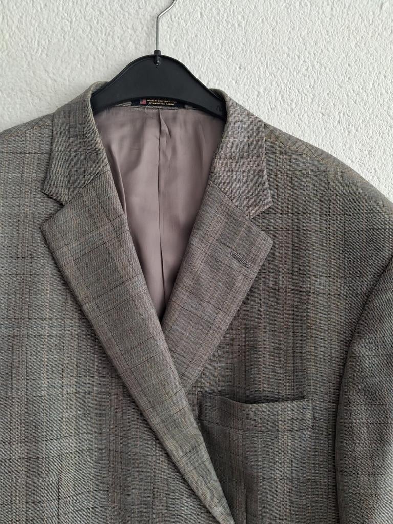 Hart Schaffner & Marx colbert, maat 60 zo goed als nieuw, Bruin, Maat 56/58 (XL), Ophalen of Verzenden, Hart Schaffner & Marx