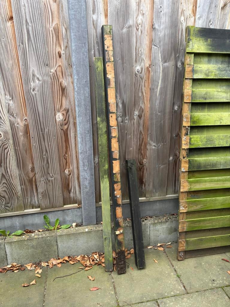 Oud schutting paneel/rest hout, Tuin en Terras, Ophalen, Gebruikt, 180 tot 250 cm, Balken