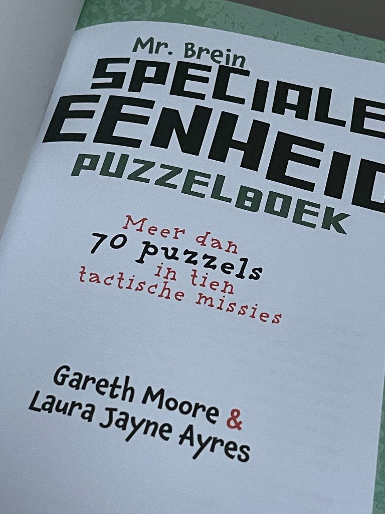 Mr. Brein speciale eenheid puzzelboek (Nieuw 2025), Ophalen of Verzenden, Minder dan 500 stukjes, Nieuw, Puzzelboek