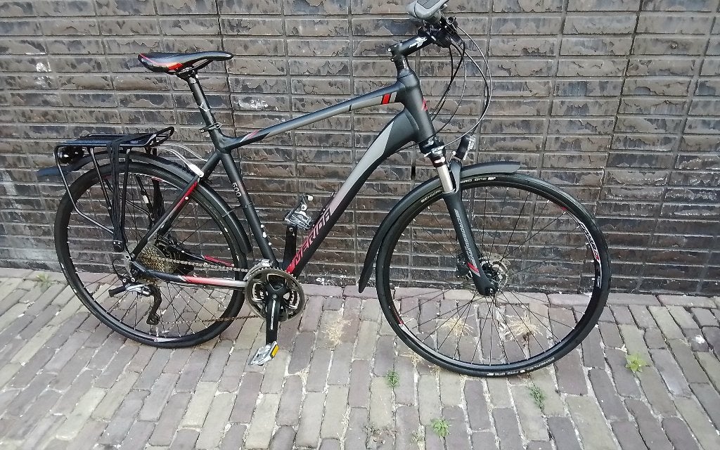 Merida 500 crossway mooie uit schijfremmen m 57, Fietsen en Brommers, Fietsen | Heren | Sportfietsen en Toerfietsen, 28 inch, Vering