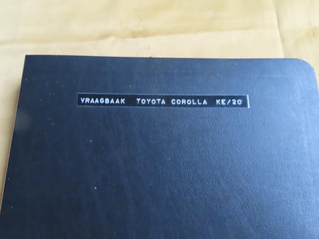 Toyota Corolla vraagbaak, Ophalen of Verzenden