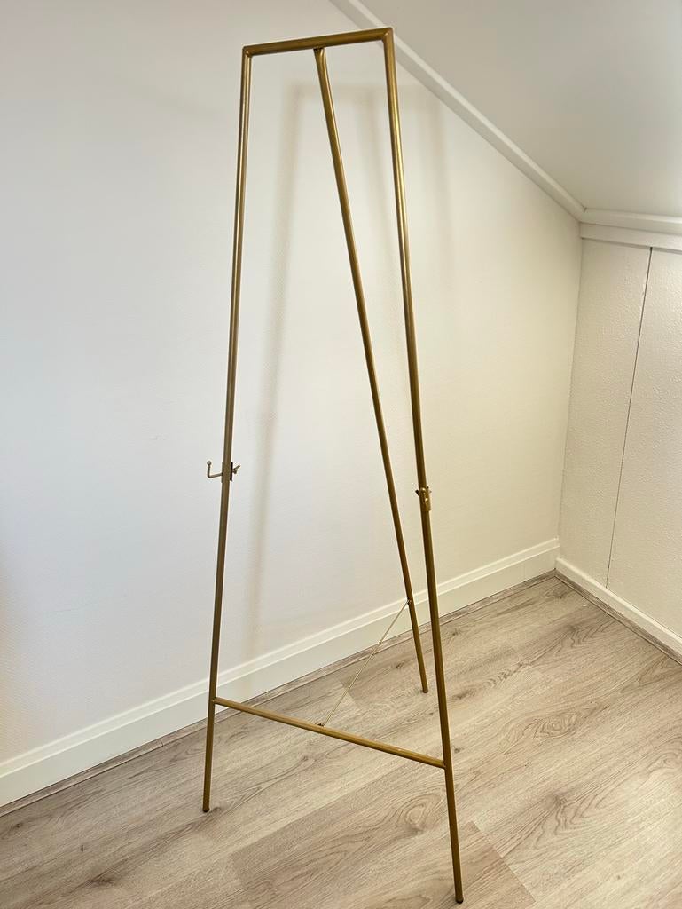 Gouden schildersezel / display standaard, Ophalen, Zo goed als nieuw, Overige kleuren, Accessoires