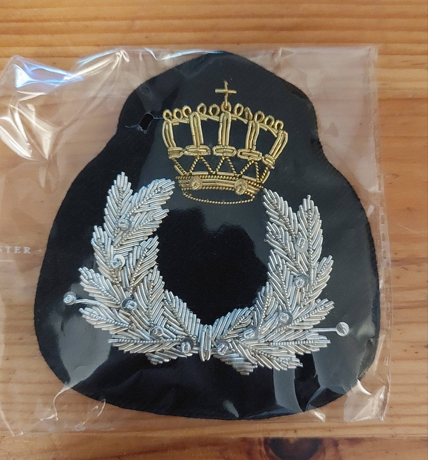 Halffabrikaat petembleem Marechaussee, Ophalen of Verzenden, Marechaussee, Nederland, Embleem of Badge