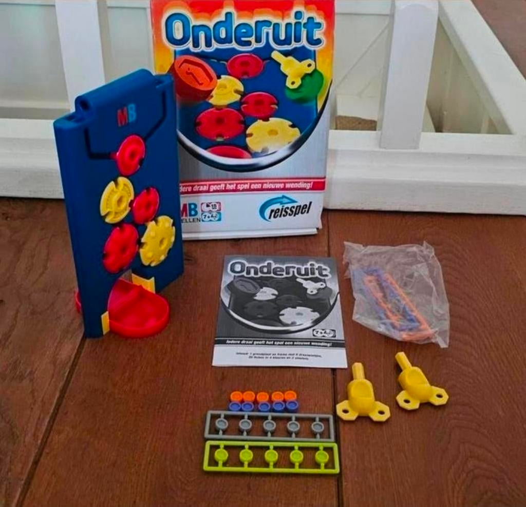 Onderuit! REIS- MB-( model niet meer te koop)-ook verzenden, Hobby en Vrije tijd, Gezelschapsspellen | Overige, Ophalen