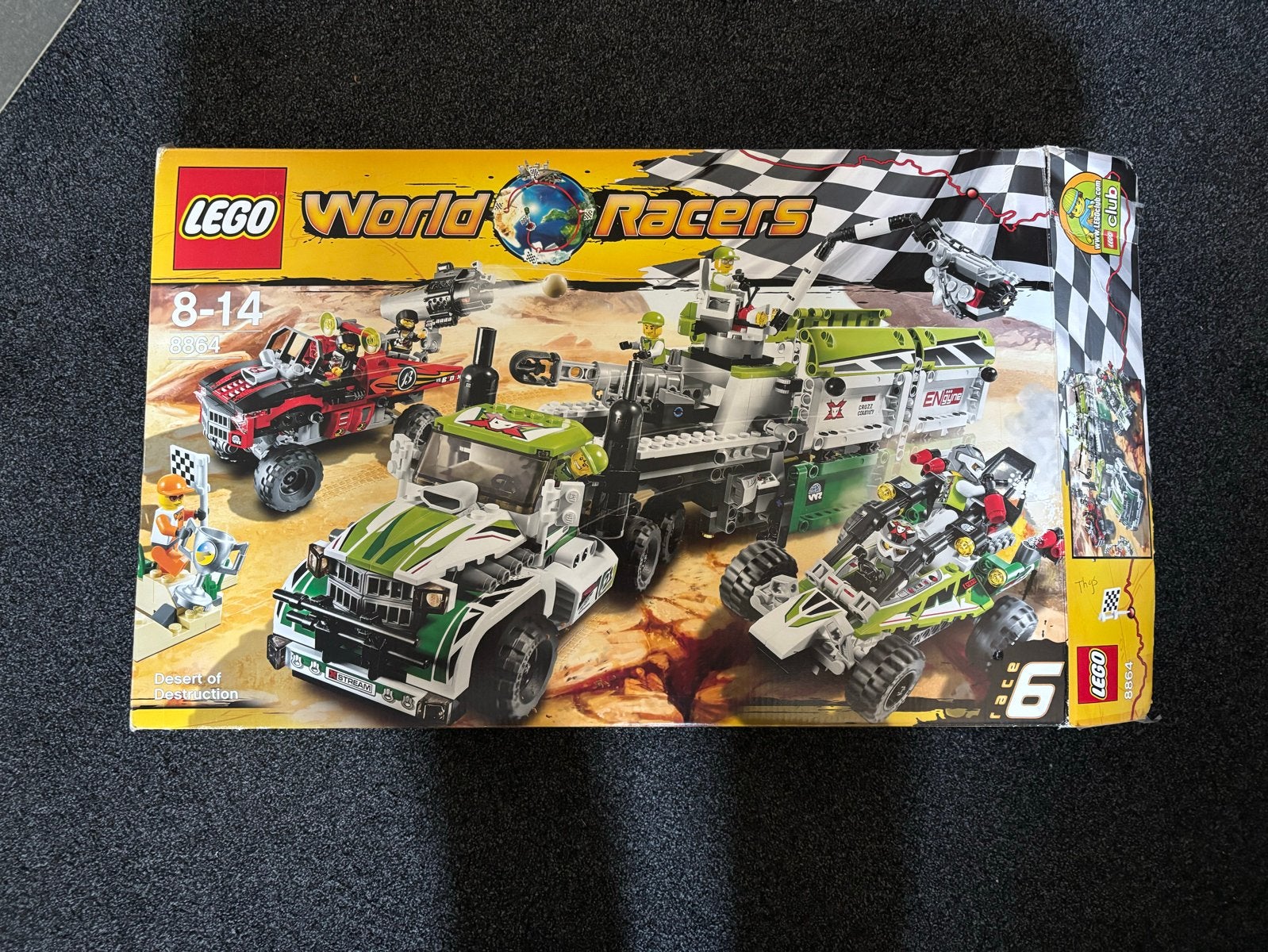 LEGO World Racers 8864 Desert of Destruction, Ophalen of Verzenden, Zo goed als nieuw, Overige merken