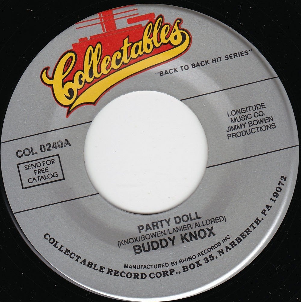 Buddy Knox - Party Doll / Hula Love 7", 7 inch, Single, Ophalen of Verzenden, Zo goed als nieuw
