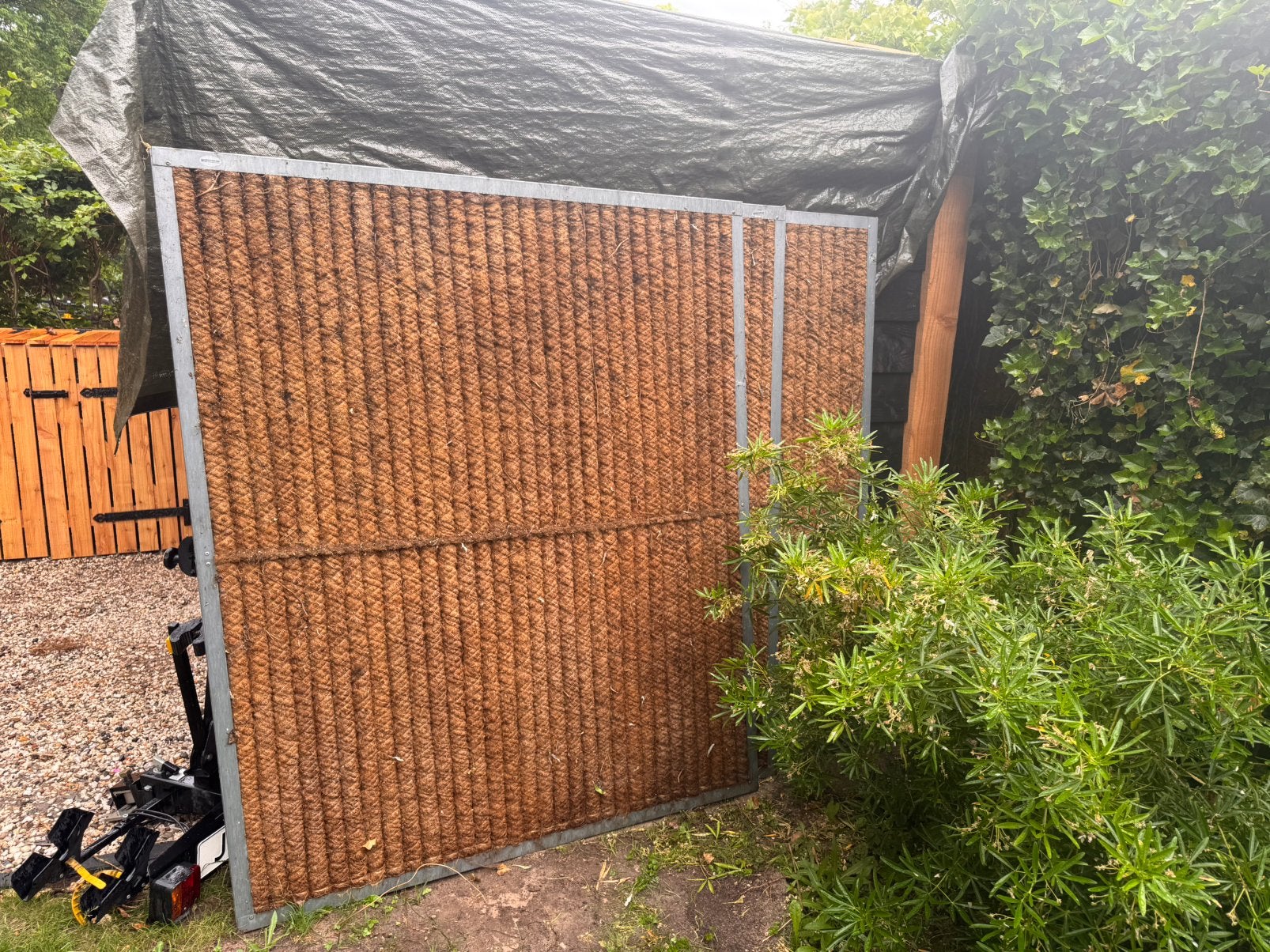 3 kokosschuttingen in goede staat, diverse breedtes, Ophalen, Overige materialen, Minder dan 3 meter, 1 tot 2 meter