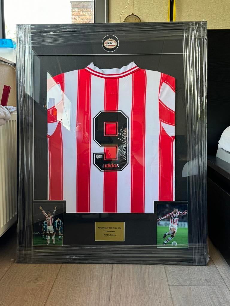 Gesigneerd Ronaldo Lima Shirt PSV + COA, Verzamelen, Sportartikelen en Voetbal, Ophalen of Verzenden, Nieuw, PSV, Shirt