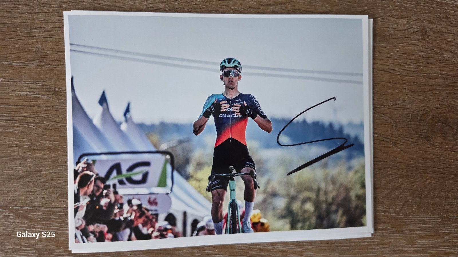 15x20cm foto originele handtekening Paul Seixas Decathlon, Verzamelen, Ophalen of Verzenden, Nieuw, Buitenlandse clubs, Spelerskaart