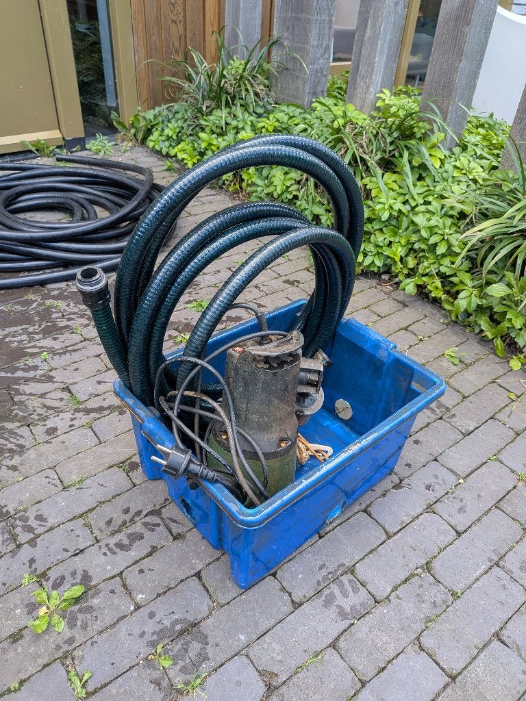 DAB Feka 600 M-A dompelpomp met 20m spiraalslang, Ophalen of Verzenden, Gebruikt