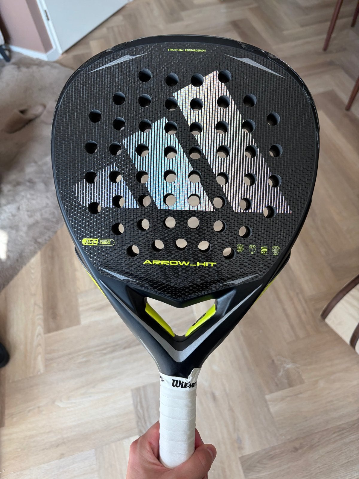 Adidas Arrow Hit, Ophalen of Verzenden, Zo goed als nieuw, Racket, Wilson