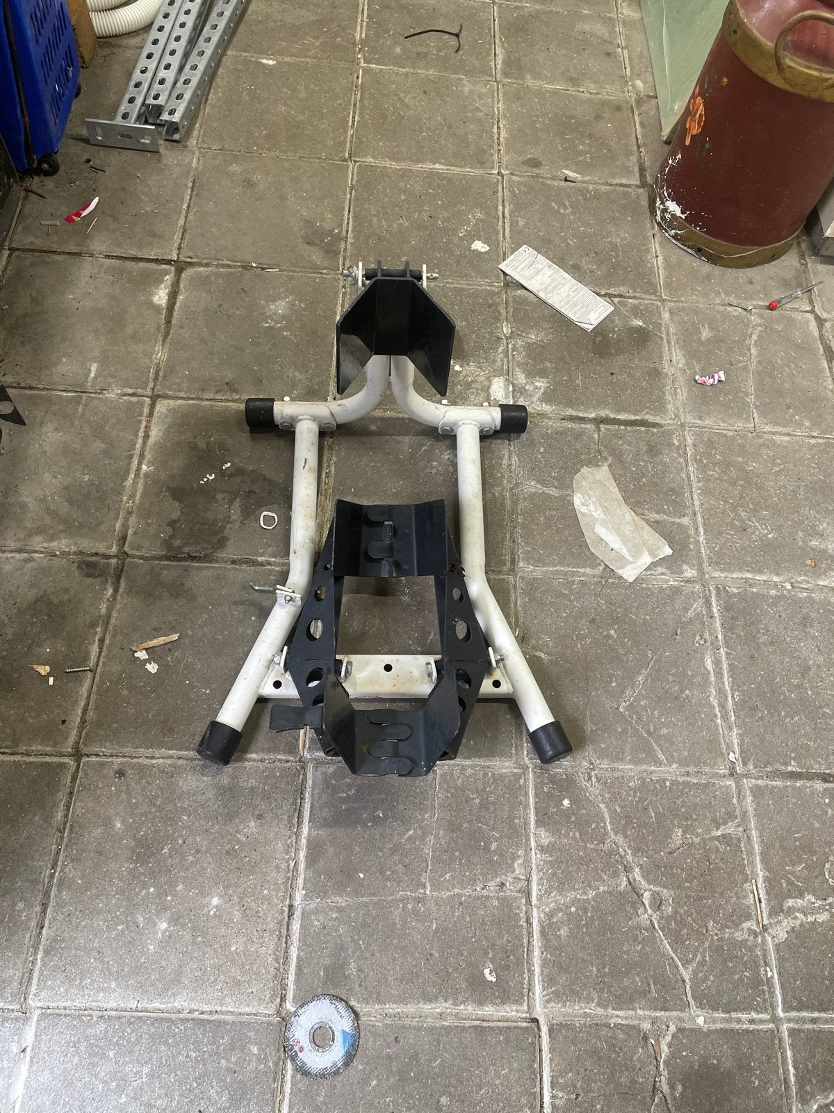 Motorfiets Voorwiel Klem / Wielklem - Daytona, Ophalen of Verzenden, Gebruikt