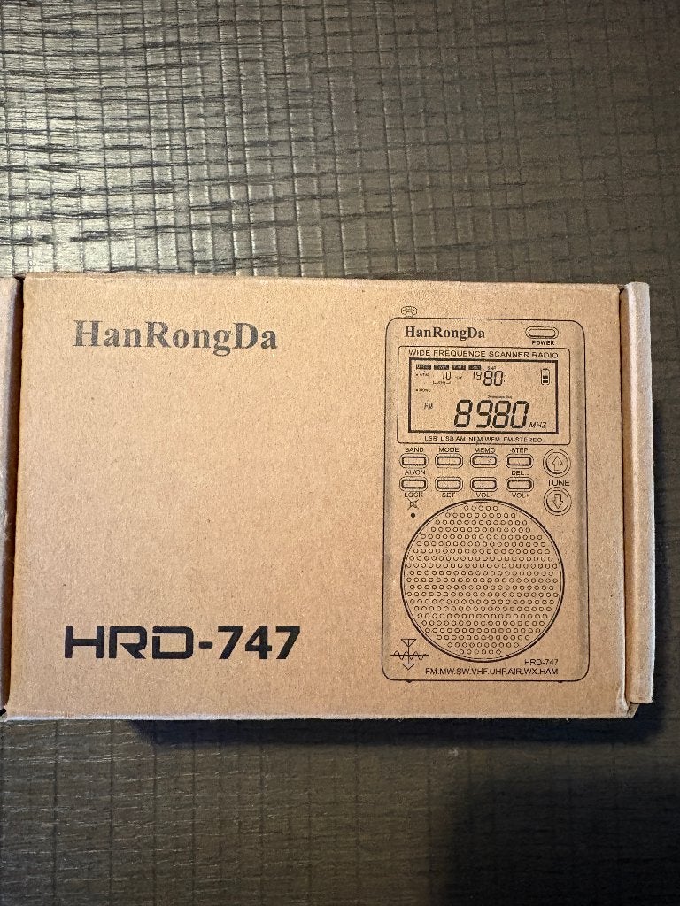 HanRongDa HRD-747 Draagbare Wide Frequency Scanner Radio, Audio, Tv en Foto, Ophalen, Zo goed als nieuw, Wereldontvanger