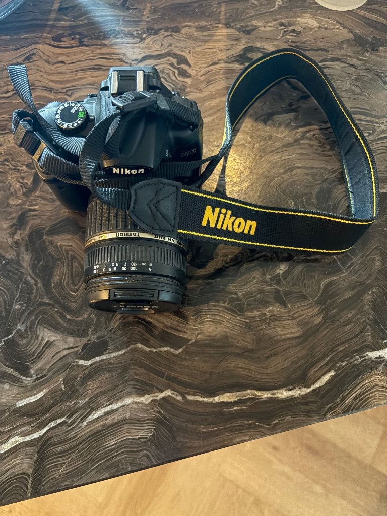 Nikon D5000 spiegelreflex incl lens Tamron, Ophalen, Gebruikt, Spiegelreflex, Nikon
