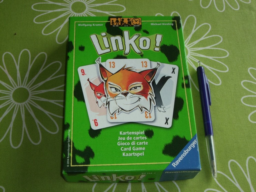 Linko ! kaartspel - een meedogenloos spannend actiespel!, Vijf spelers of meer, Ophalen of Verzenden, Zo goed als nieuw