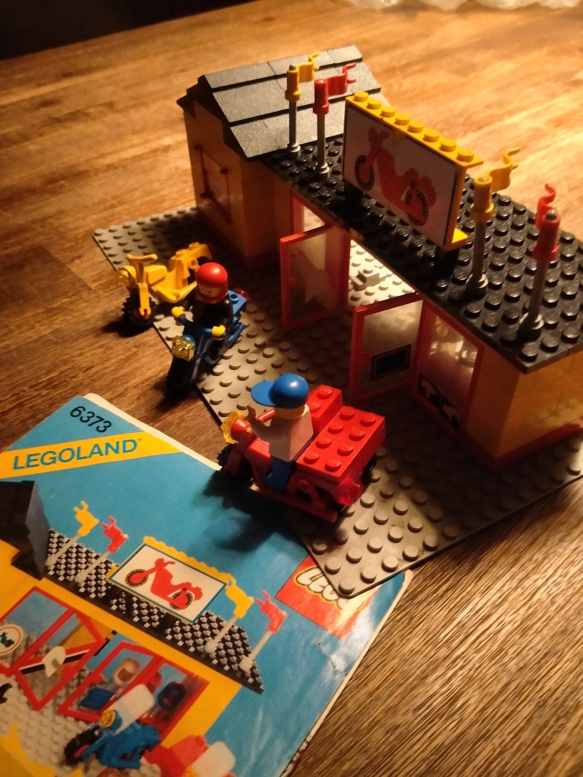 Lego legoland 6373 motorwinkel vintage, Ophalen, Gebruikt, Lego, Compleet