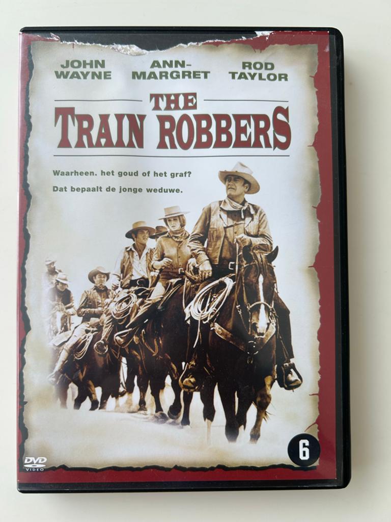 -The Train Robbers  - Western met John Wayne, 1960 tot 1980, Ophalen of Verzenden, Zo goed als nieuw, Vanaf 6 jaar