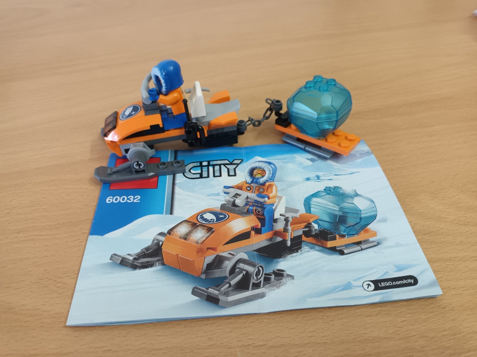 Lego 60032 artic sneeuwscooter, Ophalen of Verzenden