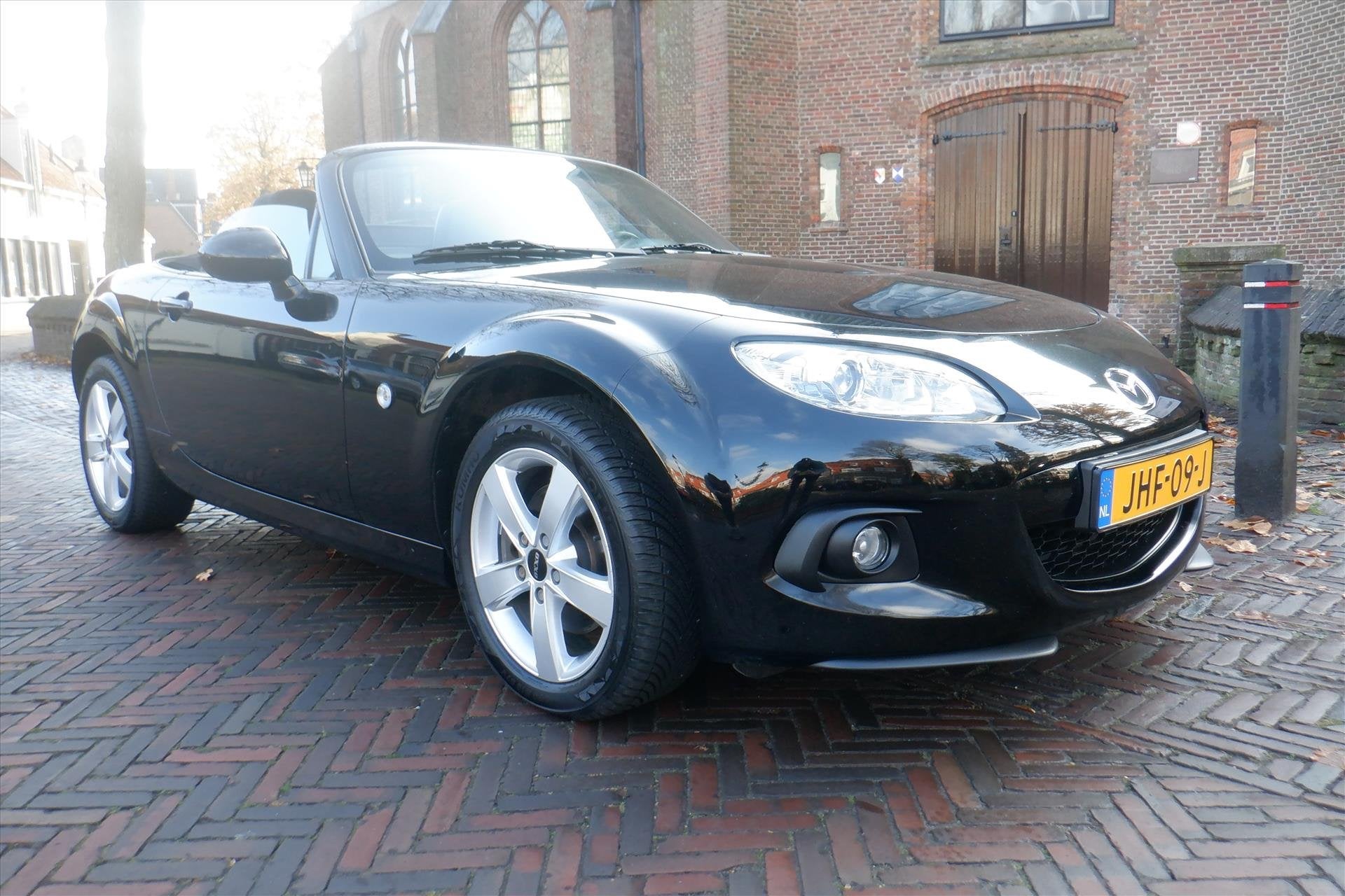 Mazda MX5 1.8 Touring, Euro 5, Gebruikt, Zwart, 4 cilinders