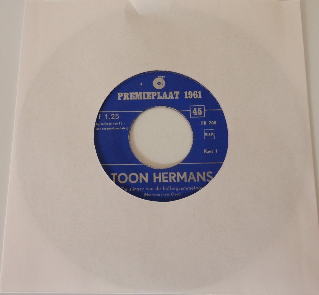 Toon Hermans plaat 1961, Ophalen of Verzenden, Gebruikt, 7 inch, Nederlandstalig