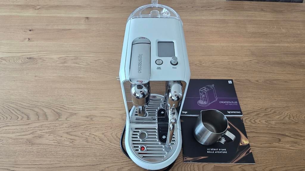 Sage Nespresso Creatista Plus met stoompijpje, Koffiepads en cups, Gebruikt, Koffiemachine, 1 kopje