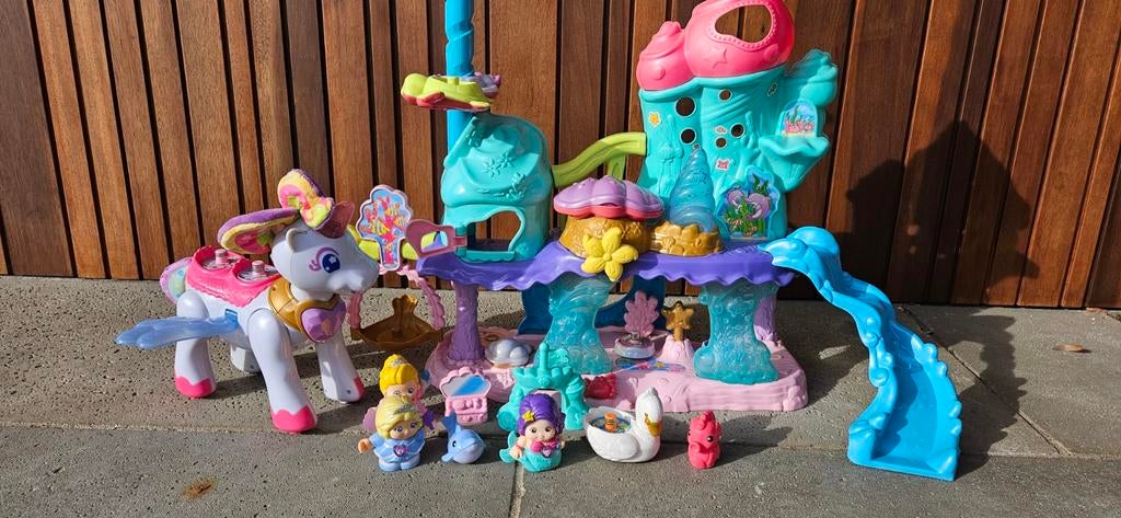 VTech Vrolijke Vriendjes Diepzeepaleis + Eenhoorn, Ophalen of Verzenden, Gebruikt, Meisje