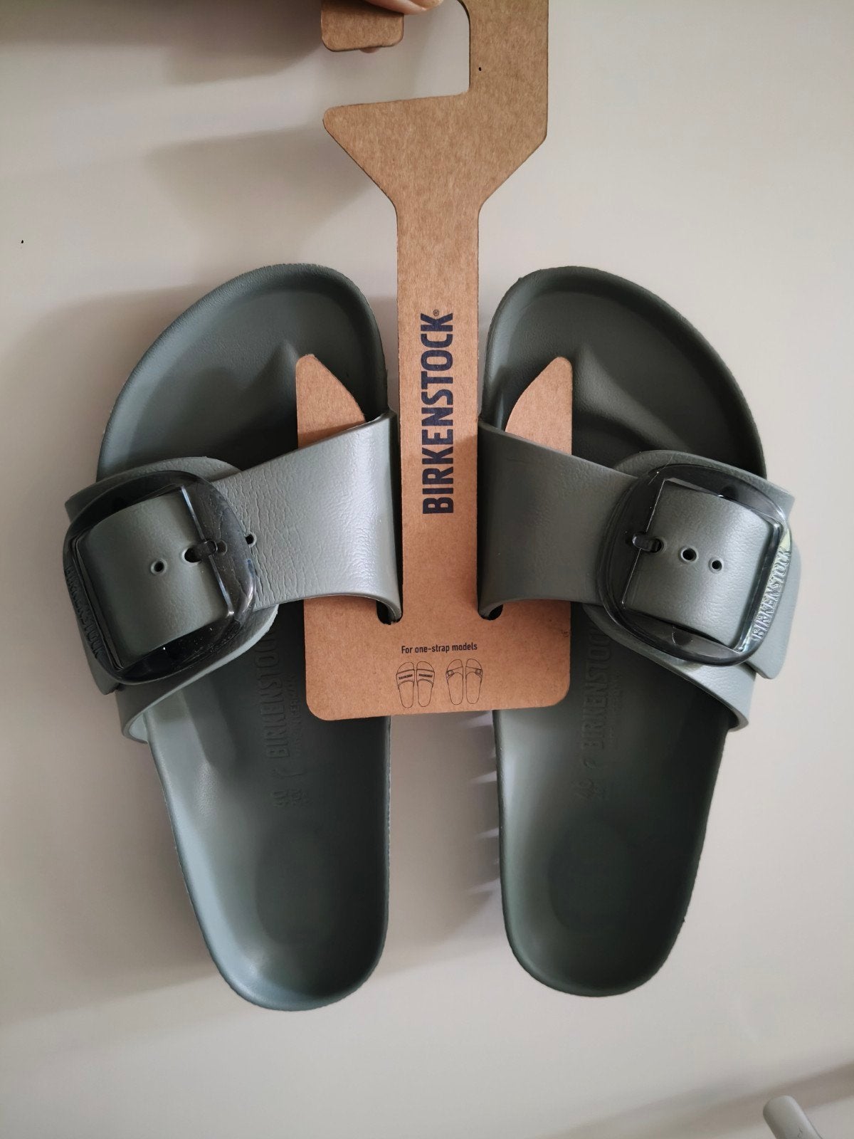 Birkenstock Madrid Big Buckle EVA slippers - Nieuw, Nieuw, Ophalen of Verzenden, Groen, Birkenstock
