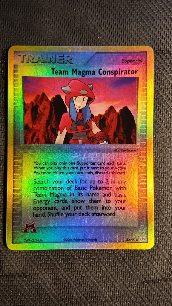 Team Magma Conspirator 82 Team Magma vs Team Aqua | Pokemon, Ophalen, Zo goed als nieuw, Losse kaart, Foil