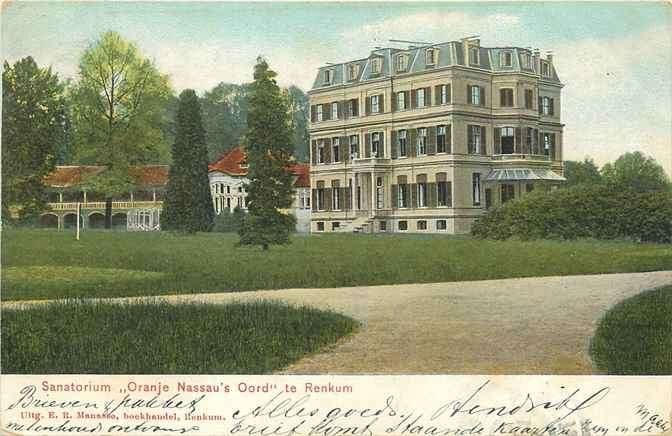 301-231-009 Renkum Sanatorium Oranje Nassau oord, Verzenden, Voor 1920, Gelderland
