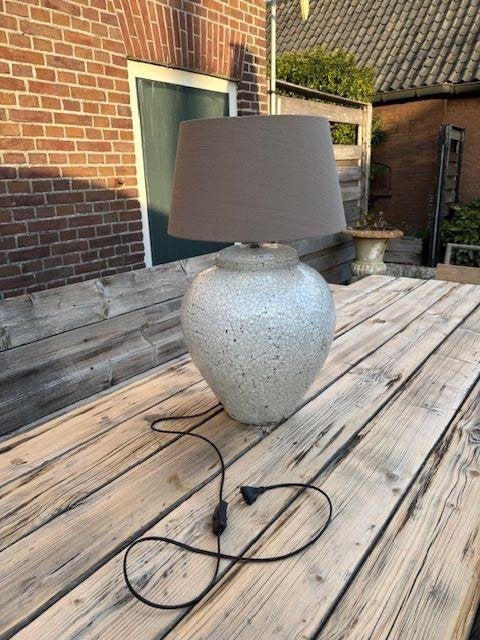 Tafellamp pot vaas model groot mooi lamp tafel, Ophalen, Gebruikt, Steen/keramiek, Met schakelaar