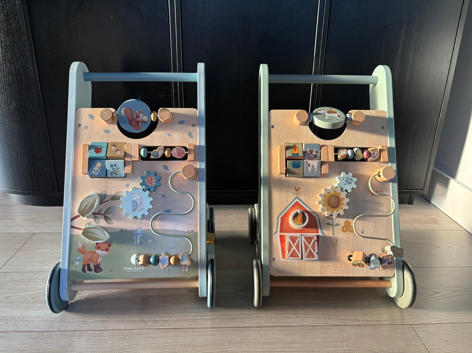 2x Loopwagen Little Dutch Loopkar Forest & Farm, Ophalen, Zo goed als nieuw, Overige typen
