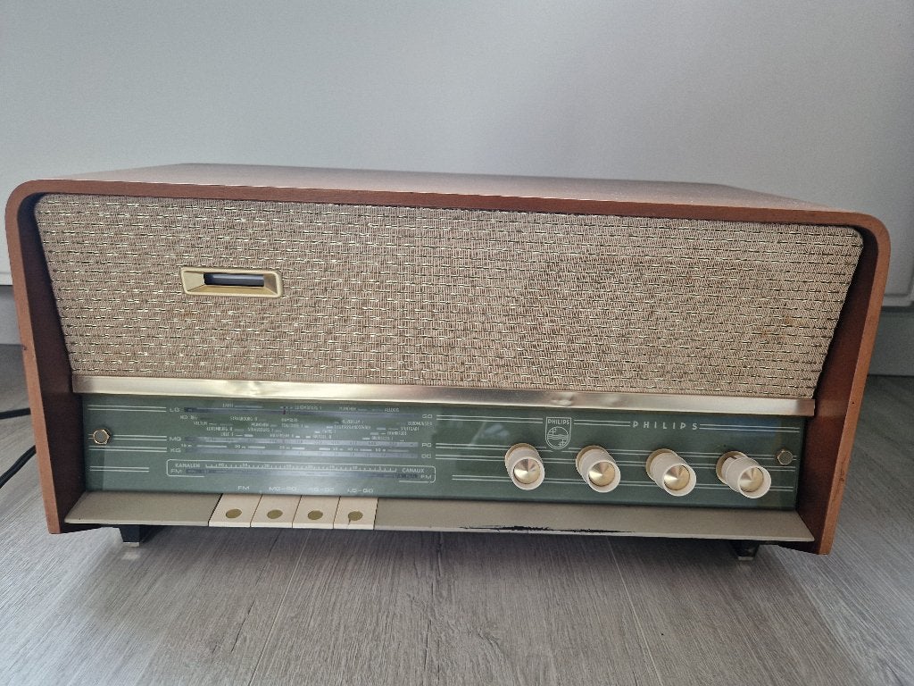 Philips B3X02A buizenradio, Ophalen, Gebruikt, Radio