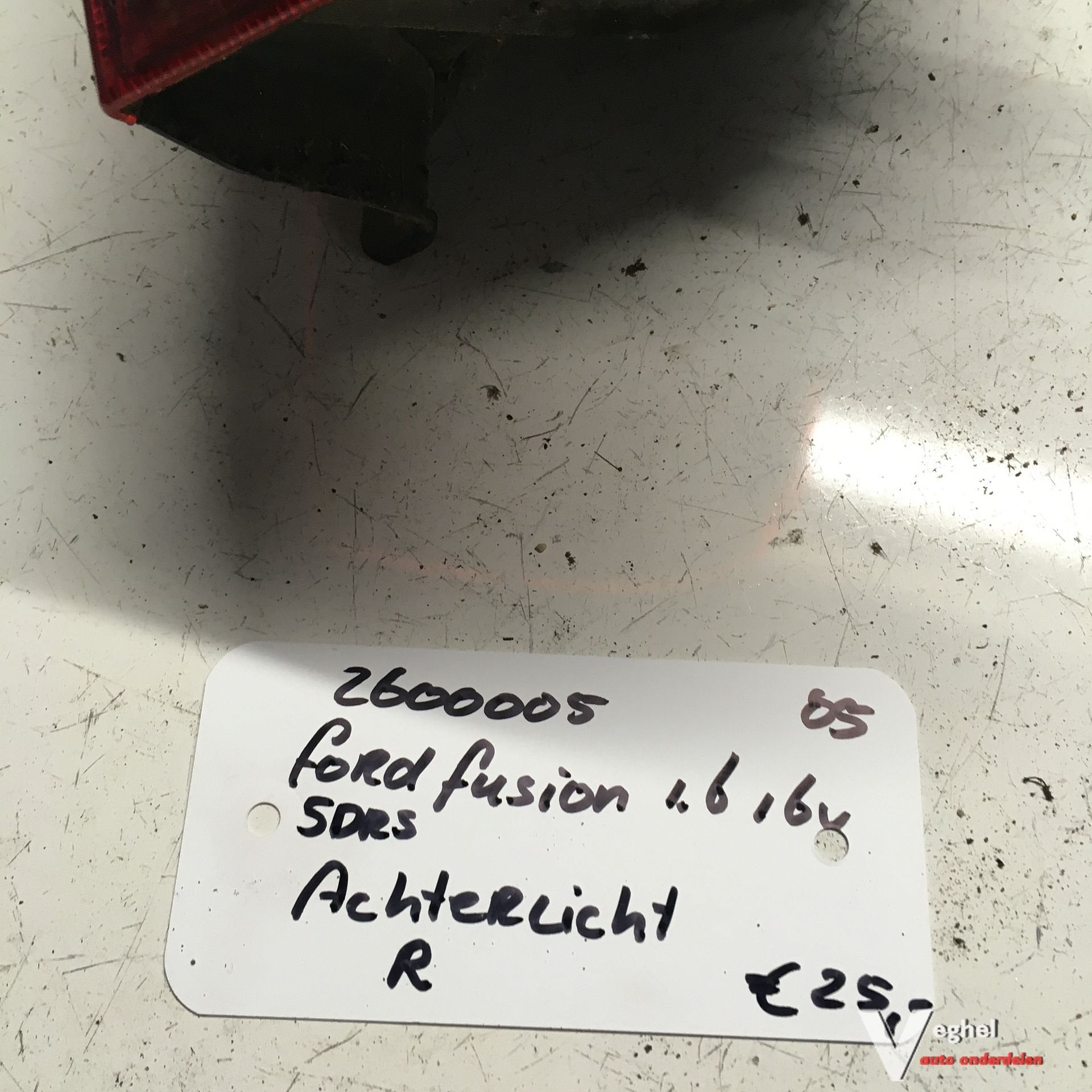 Ford Fusion 1.6 16v  5drs 2005 2600005  Achterlicht Rechtsac, Auto-onderdelen, Verlichting, Gebruikt, -, -, Ophalen of Verzenden