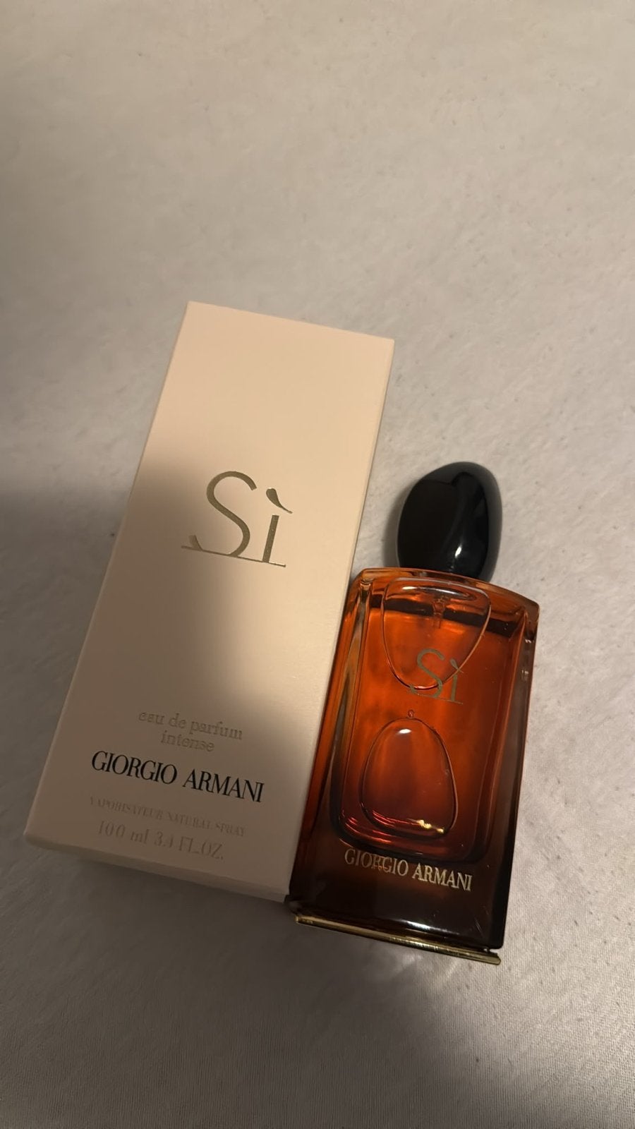 Giorgio Armani Sì Eau de Parfum Intense 100ml, Ophalen of Verzenden, Nieuw
