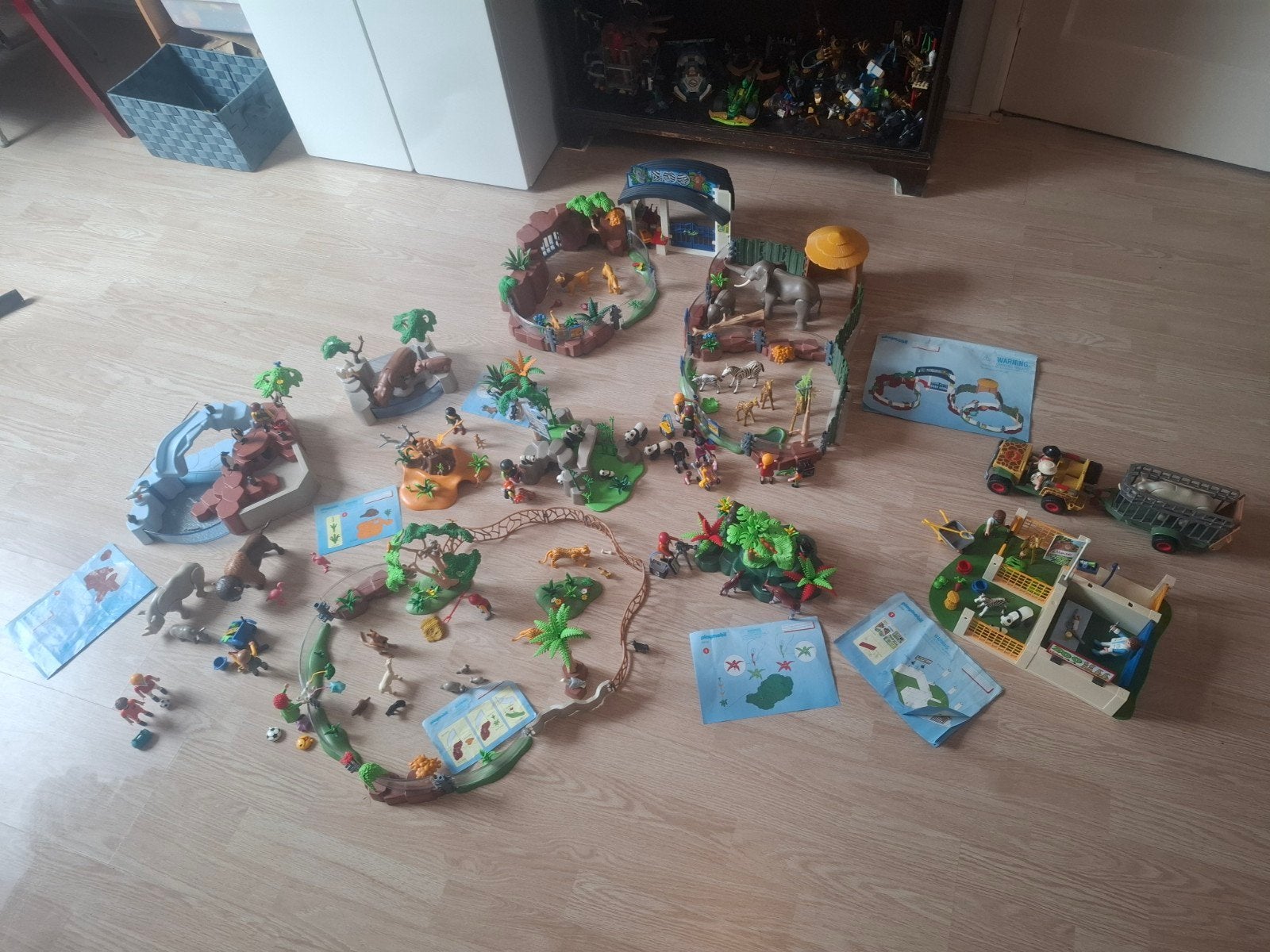 Vintage Playmobil Zoo 4850 uitbreidingsets - Compleet!, Ophalen of Verzenden