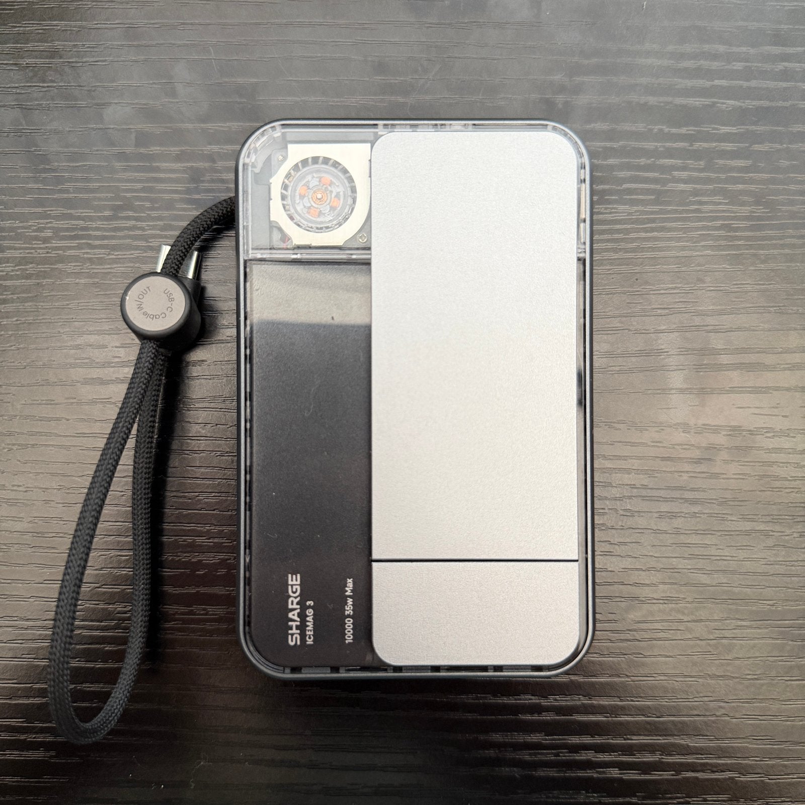 SHARGE ICEMAG 3 Powerbank Qi2.2 10000mAh - 35W MagSafe, Telecommunicatie, Powerbanks, Ophalen of Verzenden, Zo goed als nieuw