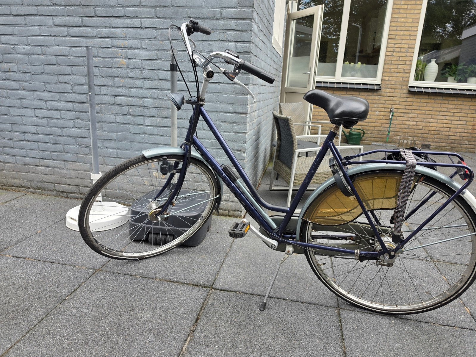Mooie fiets, ideaal voor ouderen met lage instap, Overige merken, Ophalen of Verzenden, Trommelrem, 53 tot 56 cm