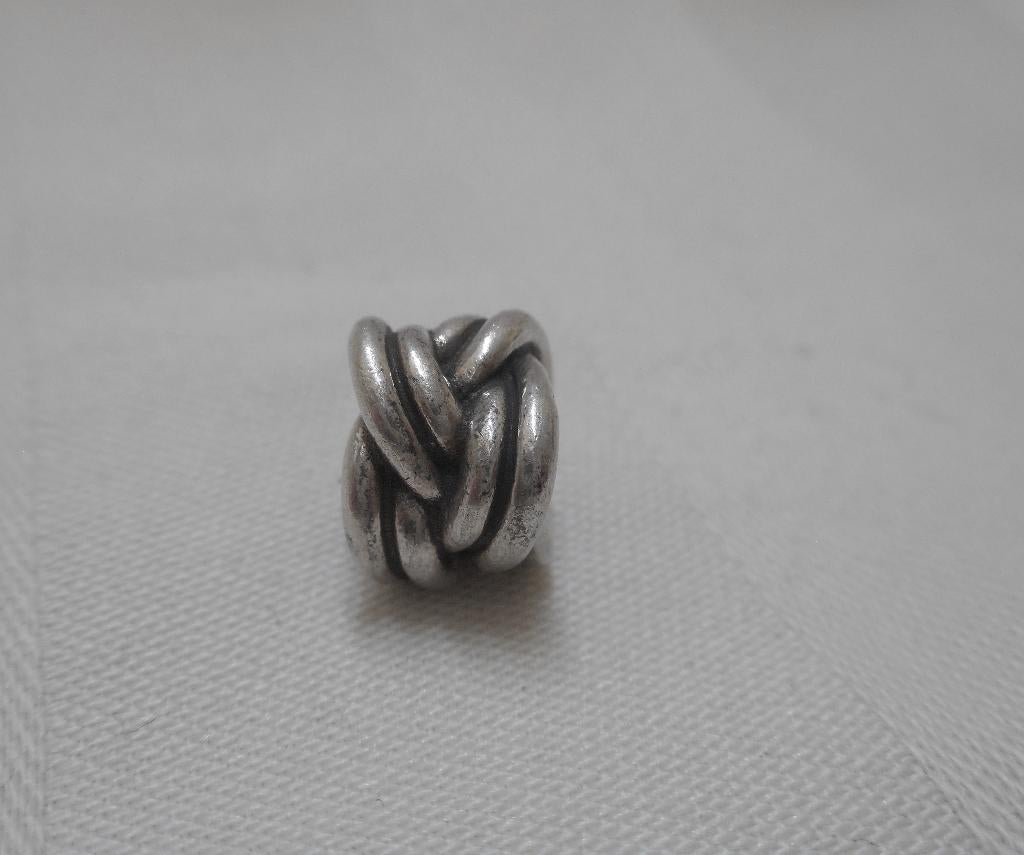 Zilveren Pandora Charms Forget-Me-Knot Charm nr.713, Verzenden, Pandora, Zo goed als nieuw, 1 bedel