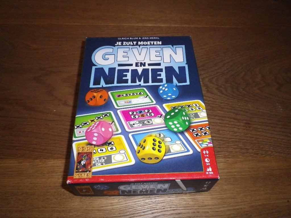 Geven en nemen 999 GAMES, Ophalen