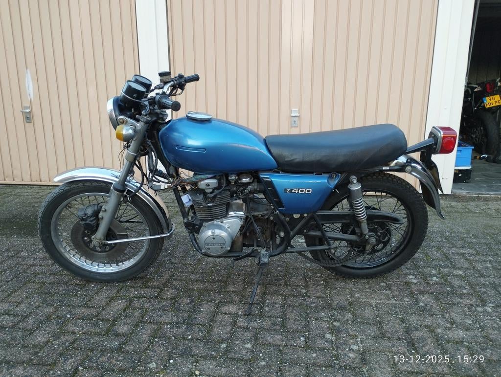 Kawasaki Z400 oldtimer met kenteken., Particulier