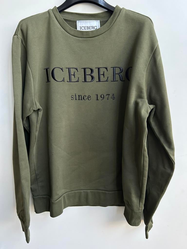 ICEBERG sweater legergroen mt M, Italie, Overige kleuren, -, Zo goed als nieuw