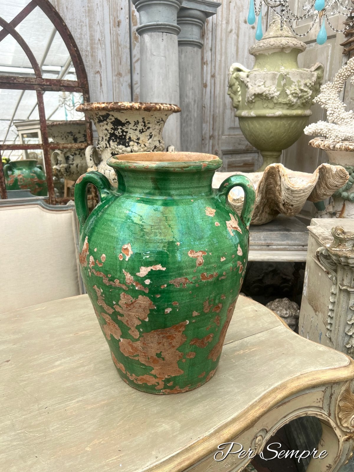 Per Sempre, Prachtige Antieke Grote Castelnaudary pot, Ophalen