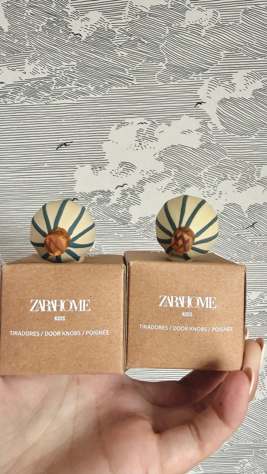 Zara Home Kids Luchtballon Deurknoppen / Meubelknoppen (Nieu, Ophalen of Verzenden, Nieuw