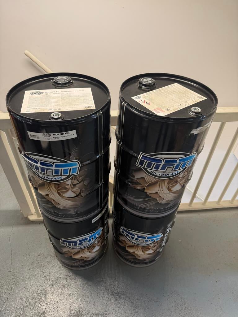 4x MPM olieton olievat!, 150 liter of meer, Ophalen, Nieuw, Metaal