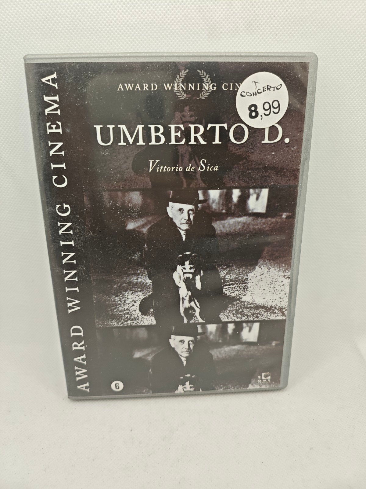 Umberto d. Vittorio de sica dvd, Ophalen of Verzenden, Zo goed als nieuw