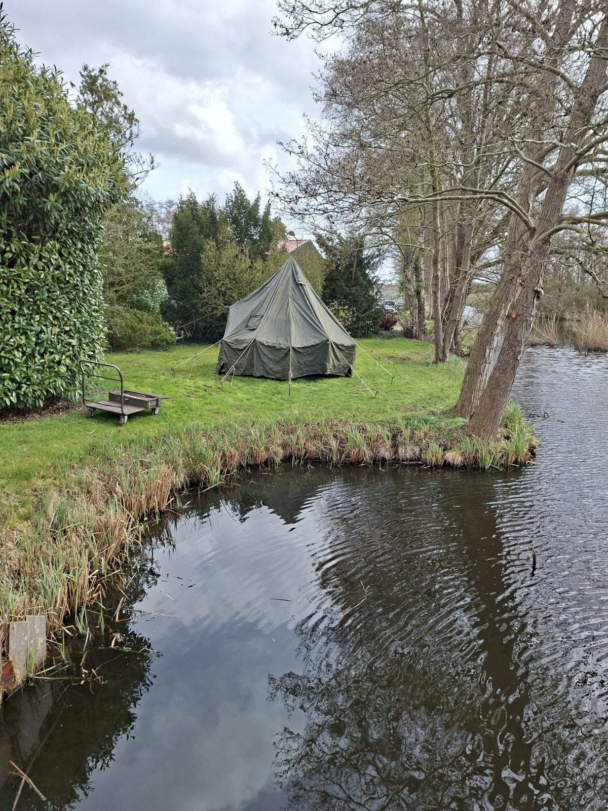 Hexagon tent, na oorlogs, U.S. original, Ophalen, Landmacht, Nederland