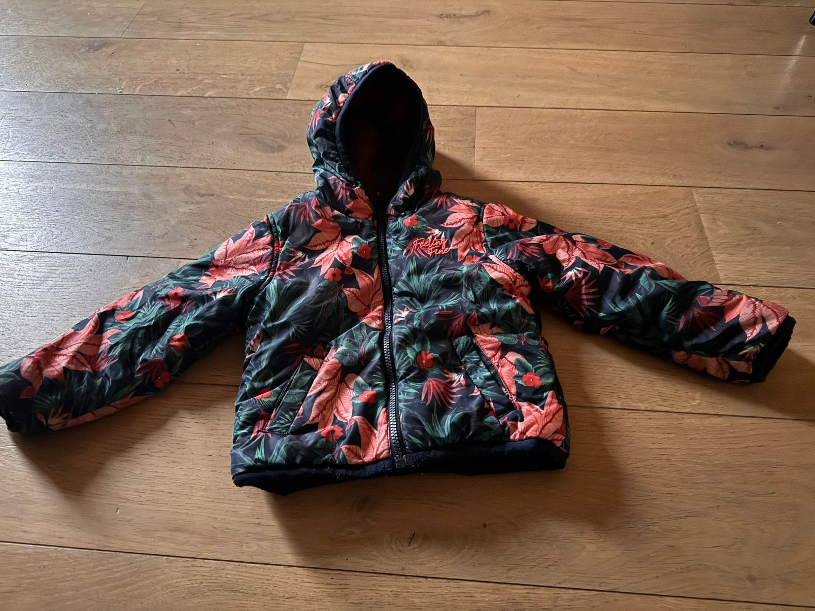 Reversible winter jacket 98/104, Kleding | Dames, Ophalen of Verzenden, Zo goed als nieuw, Maat 34 (XS) of kleiner, Jack